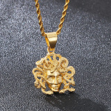 Ретро подвеска в стиле хип-хоп из нержавеющей стали, европейский стиль