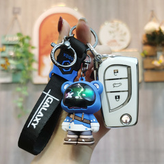 トヨタカローラキーホルダー凱美瑞雷凌鋭志漢蘭達栄放自動車キーホルダー折り畳み専用女性