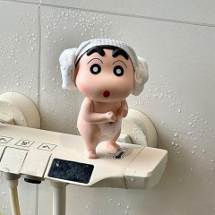 かわいいクレヨンしんちゃんバスルームオーナメント漫画高価値ホームエントランスデスクトップ装飾オーナメントなし