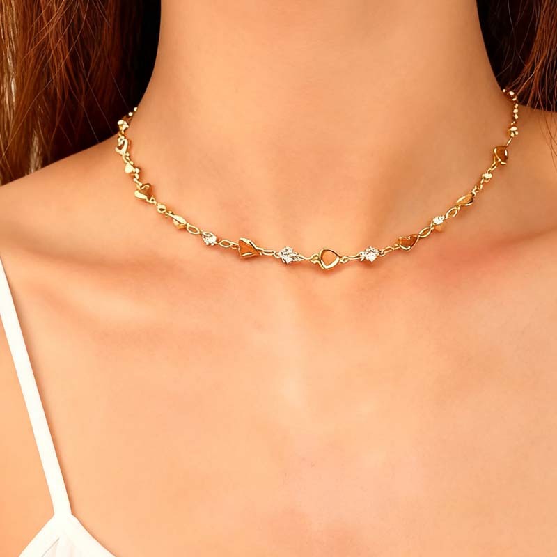 Clavicle chain 40+5cm (gold)