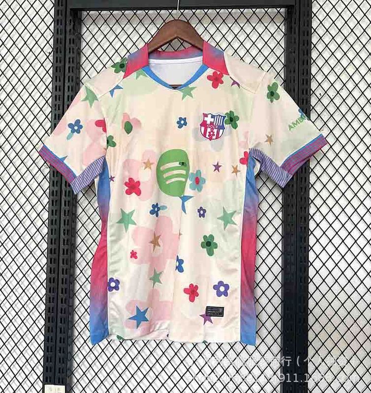 2526赛季热门新款足球服巴塞球衣系列主客场可印号跨境代发|undefined