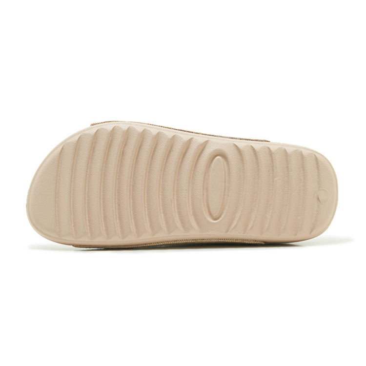 Dép sandal nữ quai chữ V đế mềm, quai dán đi biển — màu đen, màu hồng, màu kaki, màu mơ chi tiết 42