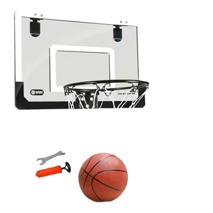 Cross-border Hanging Basketball Board Punch-free Transparent Hanging Backboard 45CM Children's Transparent Wall-mounted Basketball Board