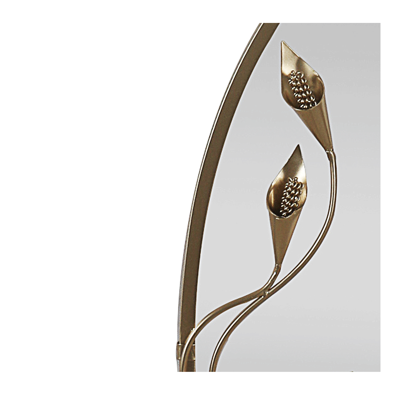 现代轻奢卧室卫生间化妆间挂壁镜卫浴镜 金边化妆镜墙镜悬挂镜