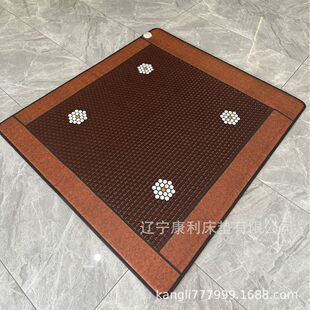 Manufacturer Wholesale Tourmaline Heated Mattress Hexagonal Color Tourmaline Mattress Cushion Pillow for Home Store Use