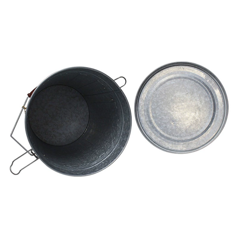 Фабрика специально для домашних животных бочка для хранения зерна оцинкованный железный лист с крышкой бочка для корма для домашних животных Бытовая бочка для хранения кормов