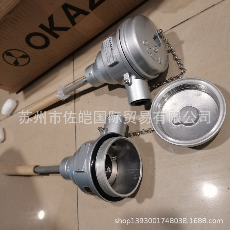 原装日本岗崎OKAZAKI品牌AS108531 R97型号CE认证铂热电阻PT100