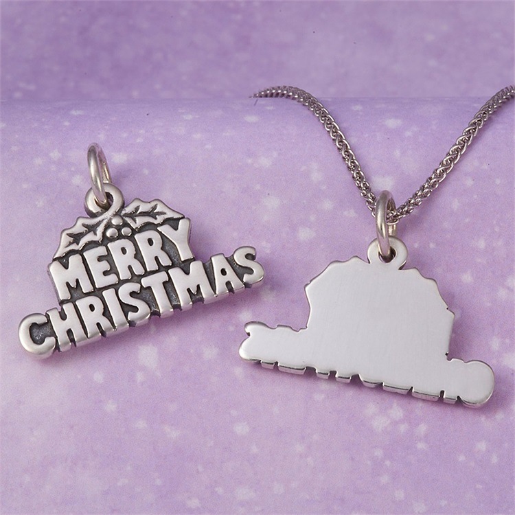 Retro Stainless Steel Christmas Series Pendent Wholesale Nihaojewelry display picture 10