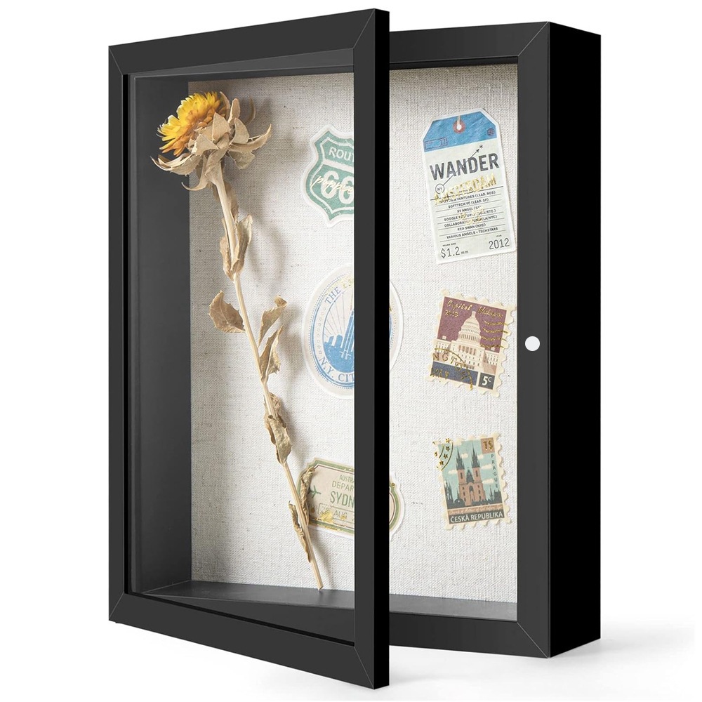 Three-Dimensional Hollow Photo Frame Handmade DIY Photo Plant Dry Painting Framed Shadow Box Storage Display Box