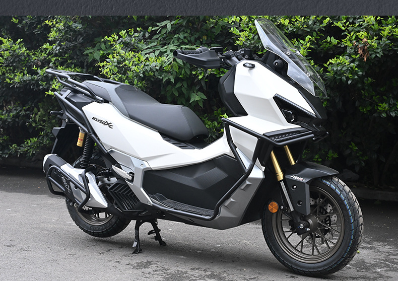 Suitable for Xin Da Zhou Honda Ns150Xc Protective Bars, Front and Rear Exhaust Pipe Bumpers, Anti-Fall Rear Tail Frame, Modified Windshield