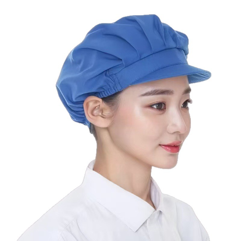 Sombrero de taller de alimentos respirable a prueba de humo de aceite sombrero de cocina sombrero de cocinera sombrero de cocinera sombrero de trabajo