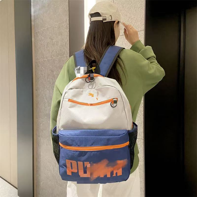 Classic Color-Blocked Backpack, Lightweight School Bag for Middle School Students, Outdoor Leisure Travel Backpack, Large Capacity and High Aesthetic Value Classic Color-Blocked Backpack, Lightweight School Bag for Middle School Students, Outdoor Leisure Travel Backpack, Large Capacity and High Aesthetic Value