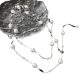 Irregular long pearl necklace South Korea ins simple all-match sweater chain fashionable elegant high-grade necklace for women