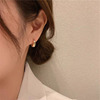 Retro minimalistic earrings, simple and elegant design, European style, wholesale