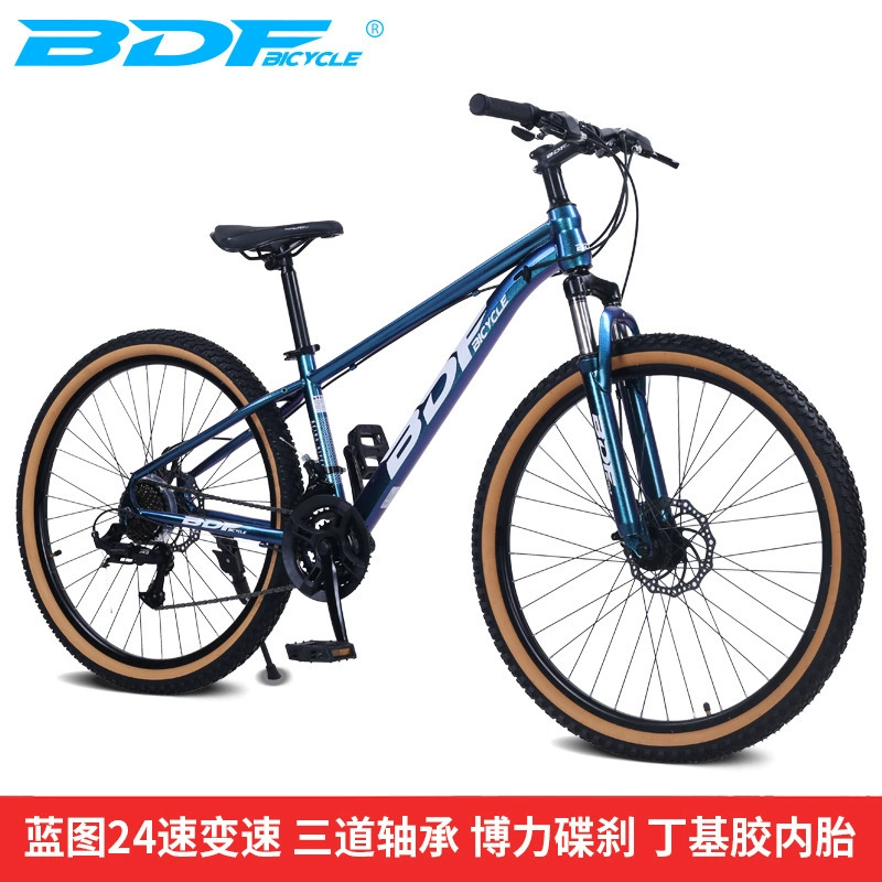 Mountain road bike with brake system for adults