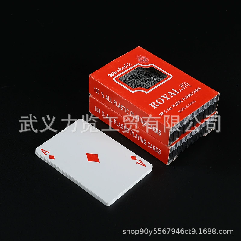 Plastic matte waterproof durable playing cards, increased thickness, washable, (Cross-border trading)