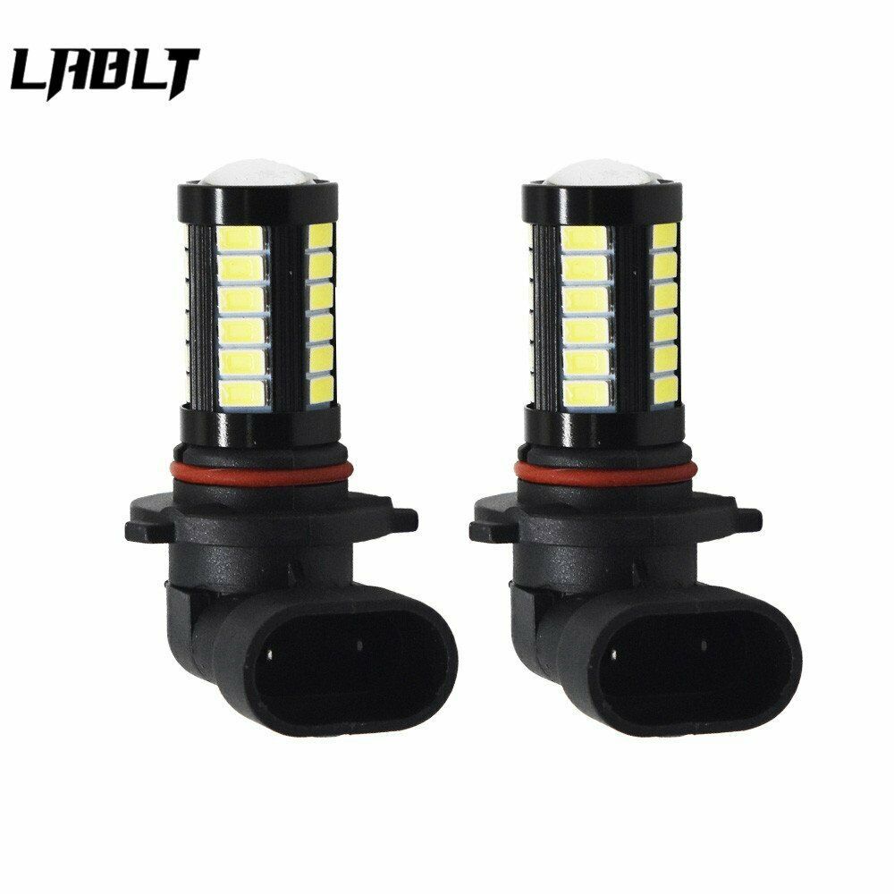 Lámpara de niebla del automóvil H7 H8 / H11 9005 9006 5630 33SMD faro LED lámpara de niebla delantera caja negra