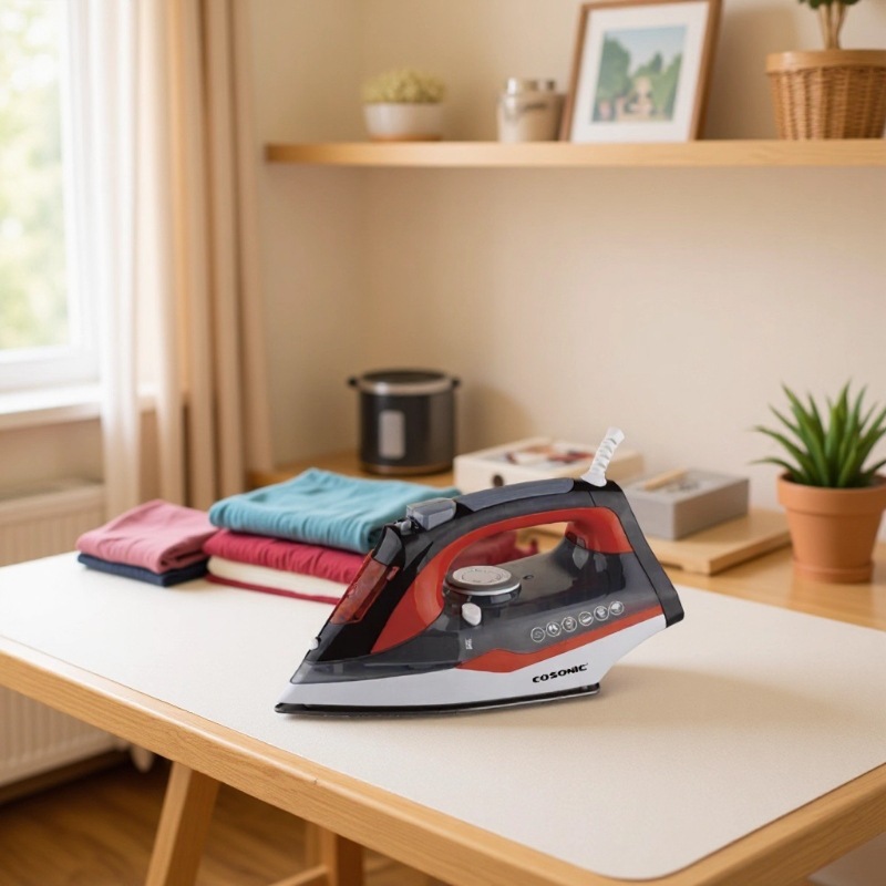 Foreign Trade Wholesale Steam Electric Iron, Portable Handheld Ironing Machine for Dormitory and Home Use, Manufacturer Specializes in European Regulations