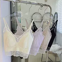 Pure Desire кружевное красивое сексуальное нижнее белье с глубоким V-образным вырезом, дышащее нижнее белье с тонкими бретелями, женский жилет, стильный бесшовный бюстгальтер телесного цвета