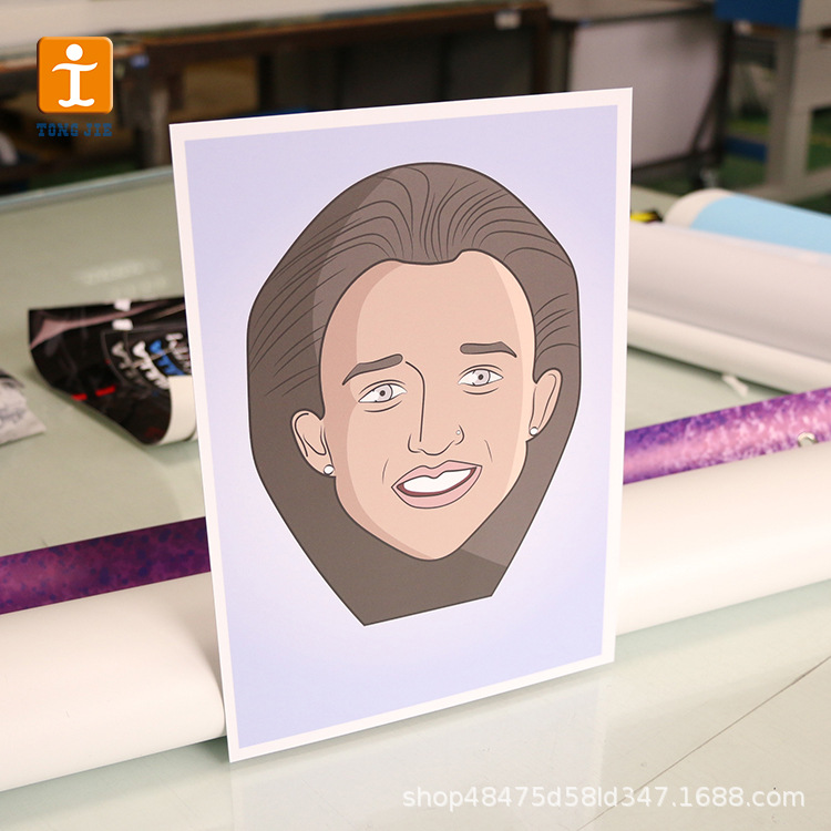 厂家直销异形手持kt板拍照氛围道具雪弗板手举牌万通板加油广告牌