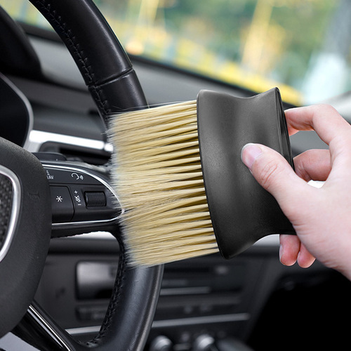 Car interior dust sweeping soft brush car washing tool artifact car interior gap dust removal brush air outlet cleaning brush