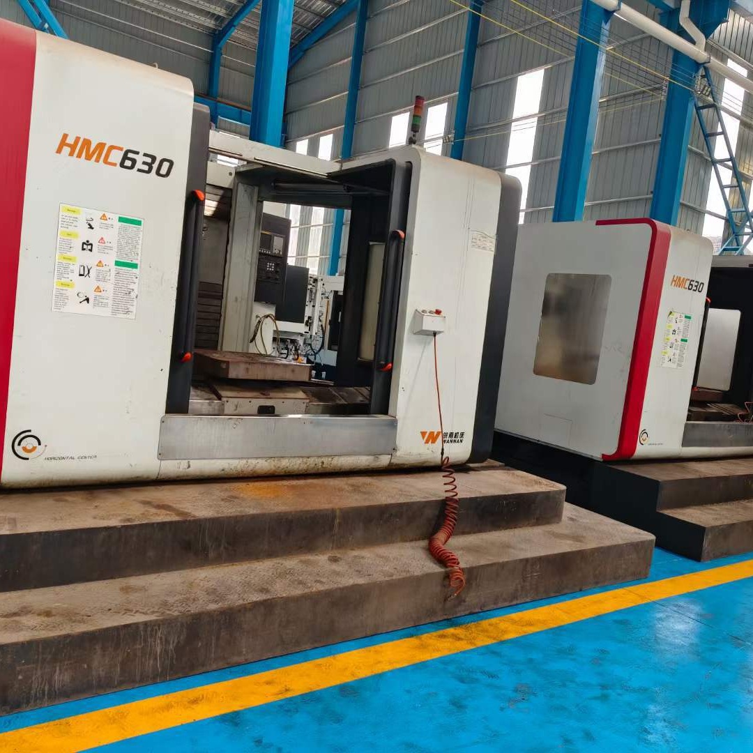 转让皖南HMC630卧式加工中心发那科Oi-MF系统主轴内径:100mm