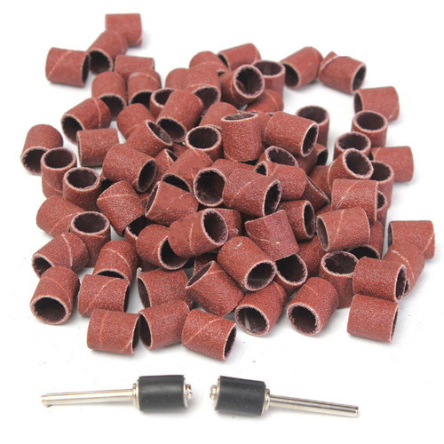 102pc 1/2 3/8 1/2 sanding ring set manicure tool grinding head sanding ring special sanding ring for grinder