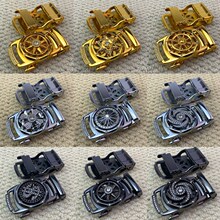 皮带头男自动扣合金裤带卡扣头皮带配件卡槽自动头时来运转旋转扣