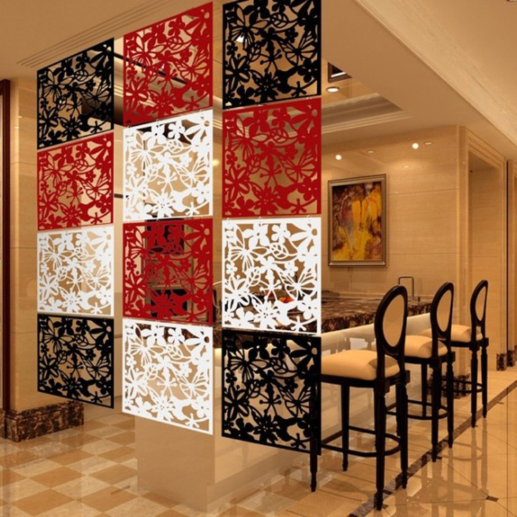 Office partition splicing carved style screen commercial hotel office building decorative partition entrance hanging screen 2