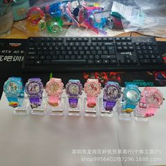 2025新型発光子供腕時計漫画馬宝利指針石英時計学生かわいいおもちゃ電子時計