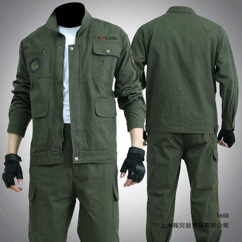 男女套装纯涤棉耐磨工作服防刮春夏秋焊工建筑汽修工厂耐脏劳保服