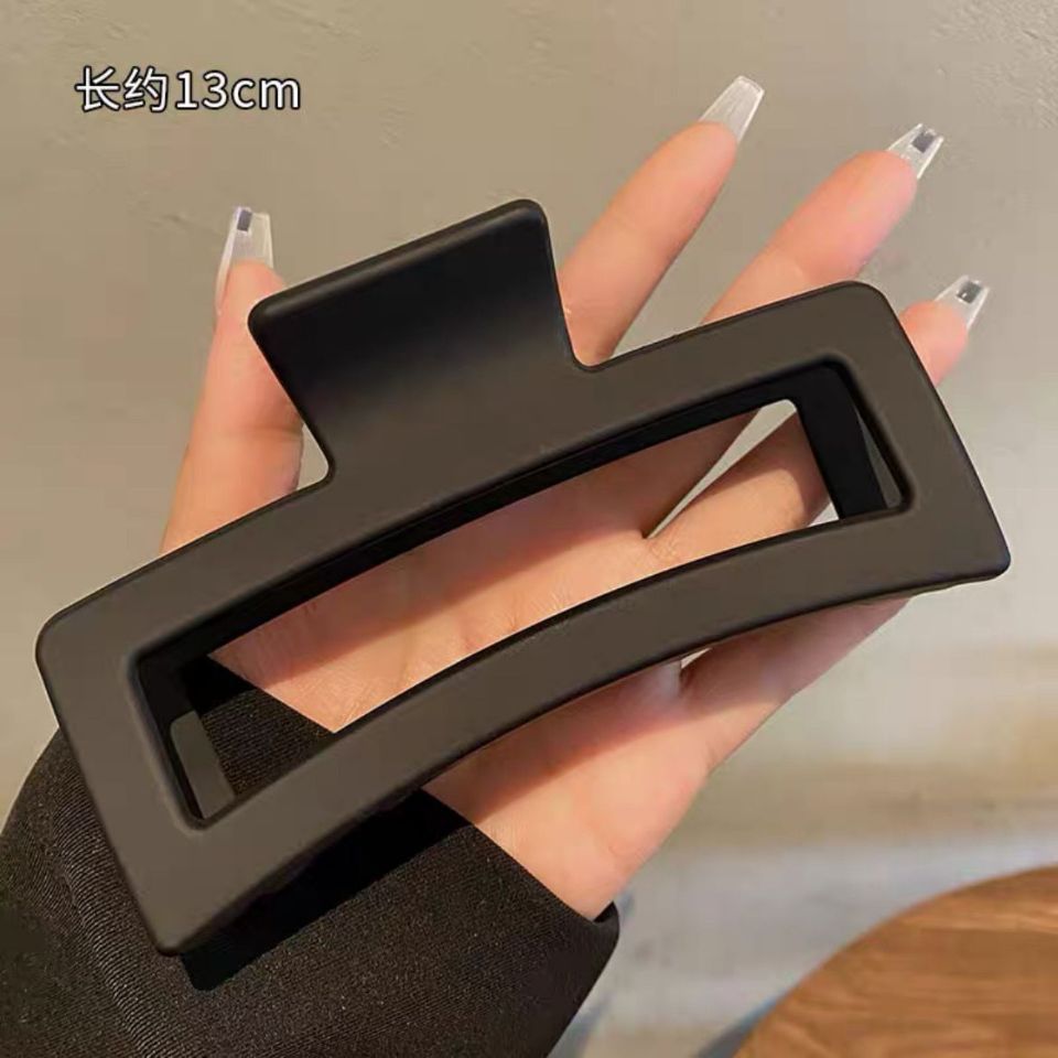 Clip de tiburón grande, clip de agarre para el cabello de placa de sensación de alta calidad, horquilla de temperamento, nuevo estilo, horquilla de gran volumen, tocado de primavera y verano, mujer