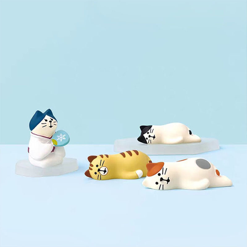 樹脂アイスクリーム装飾品 ZAKKA 和風猫夏クリエイティブトレンディな DIY 手作り装飾工芸品小さな装飾品|undefined