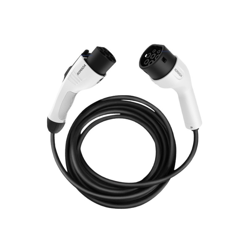 Charging pile gun extension cable new energy vehicle 16/32A7kw double-headed male and female AC charging gun head extension cable
