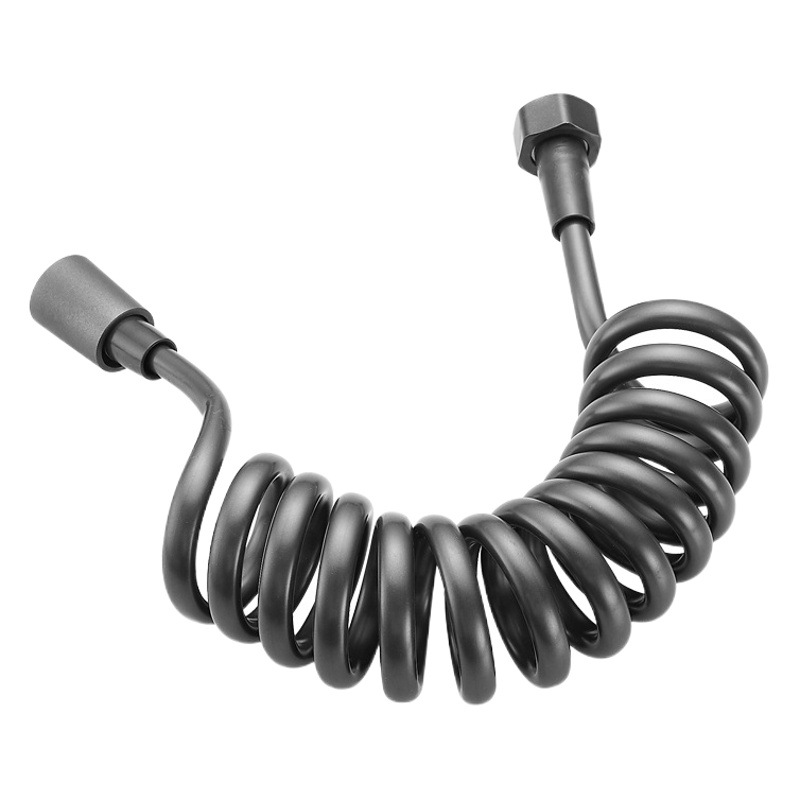 Inodoro pistola manguera telescópica limpiador de las mujeres tubo de entrada línea telefónica tubo de primavera grifo de la ducha tubería de agua elástica