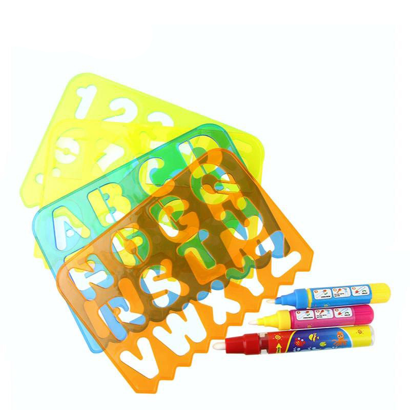children's canvas with accessories water painting