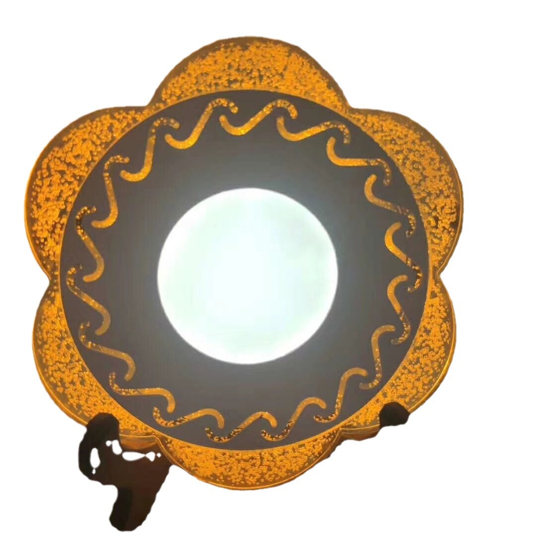 LED˫ɫƽ�������װ�ε�СԲ���컨�ƻ���˫ɫ��LEDԲƽ���ɫ��