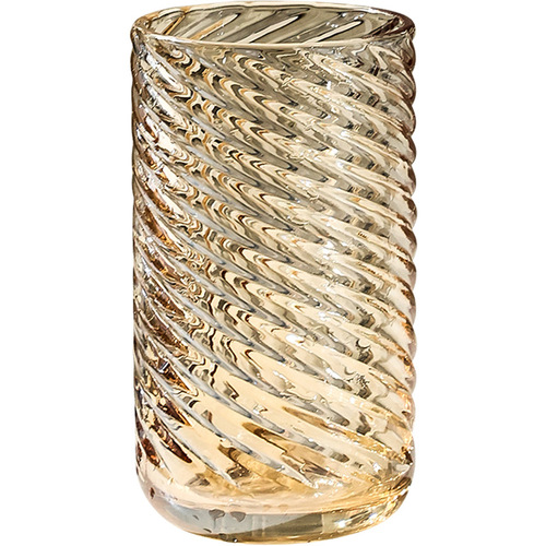 Ins-style embossed thread glass cup American coffee cup soda bubble water drink oat milk breakfast cup