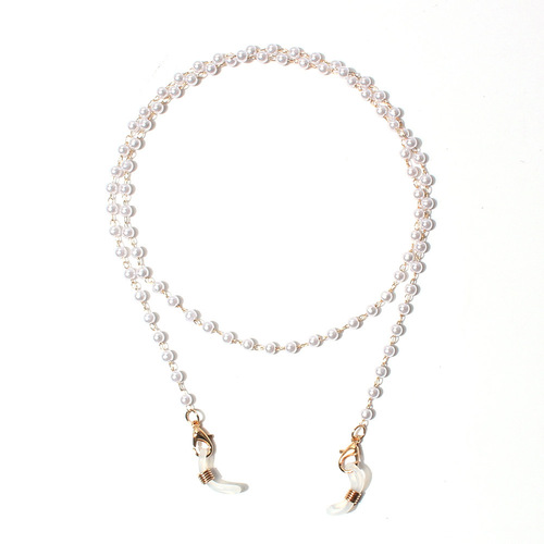 European and American Cross-border Fashion Eyeglass Cord Eyeglass Accessories Colorful Bead Eyeglass Chain Sunglasses Charm G030