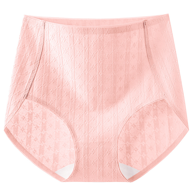 Sin costuras entrepierna antibacteriana de algodón puro 2024 nuevo otoño e invierno de gran tamaño cintura alta abdomen agradable para la piel transpirable ropa interior de cintura alta para niñas