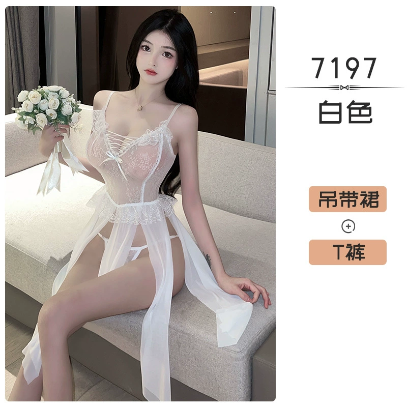 Фантазия Sexy нижнее белье, пижама, прозрачная юбка, ремень, эффект лифтинга