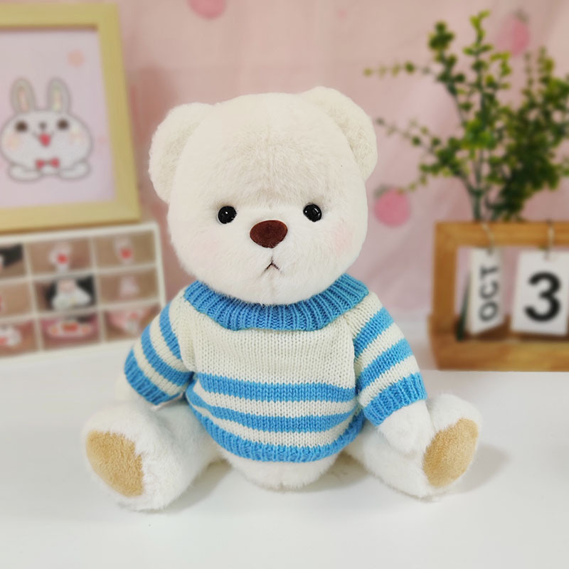 Medio Lina conjunto oso muñeca suéter traje Panda suéter + Panda sombrero cerveza CAMBIO DE MUÑECA