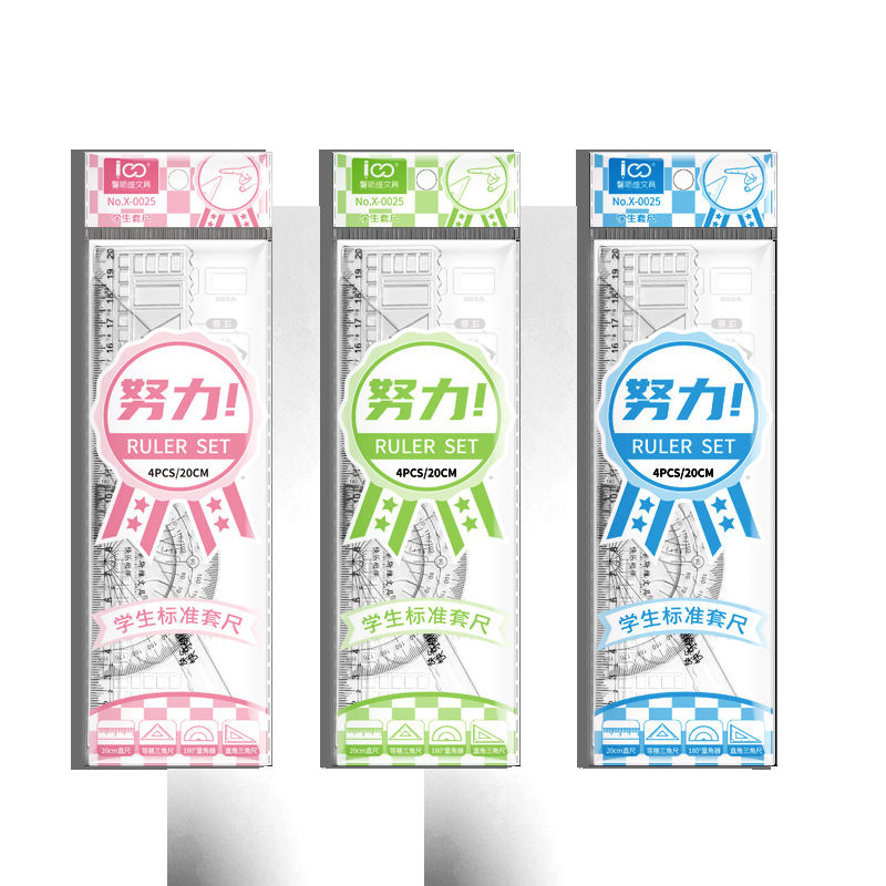 Regla Regla geométrica multifuncional Regla triangular Regla de medición Función de examen de estudiante