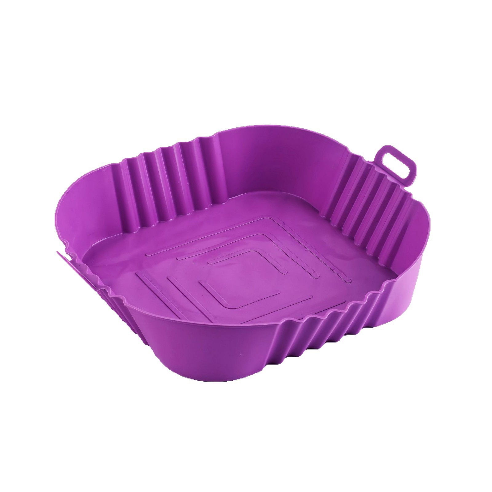 Transfronterizos Amazon AIRFRYER aire de silicona freidora de aire friedora tazón freidora de silicona azul bandeja de tostada