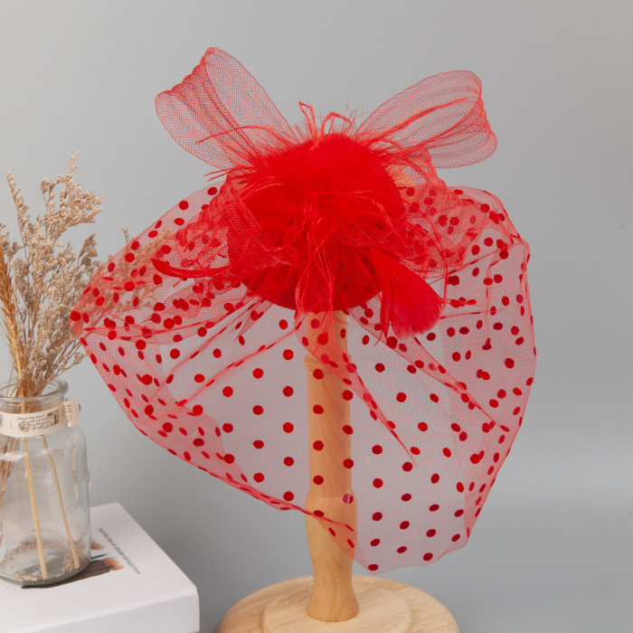 33g Weight Veil Hair Accessories Type 1 Piece Quantity Holiday, Daily Occasion Gauze Material Solid Color Pattern Women's Gender Ethnic Style Style Women's Ethnic Style Solid Color Gauze Veil 6