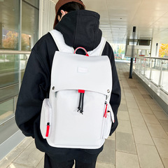新型のファッションブランドのリュックサックの男性のコンピュータはキャンバスの高級感のカバンの大学生の旅行の大容量の旅行のリュックサックを包みます。