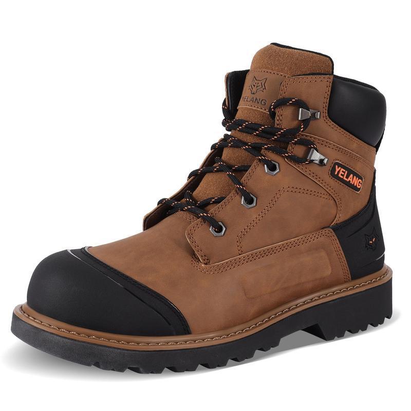 Steel Toe Safety Work Boot for Men Slip Resistant Puncture 6|undefined