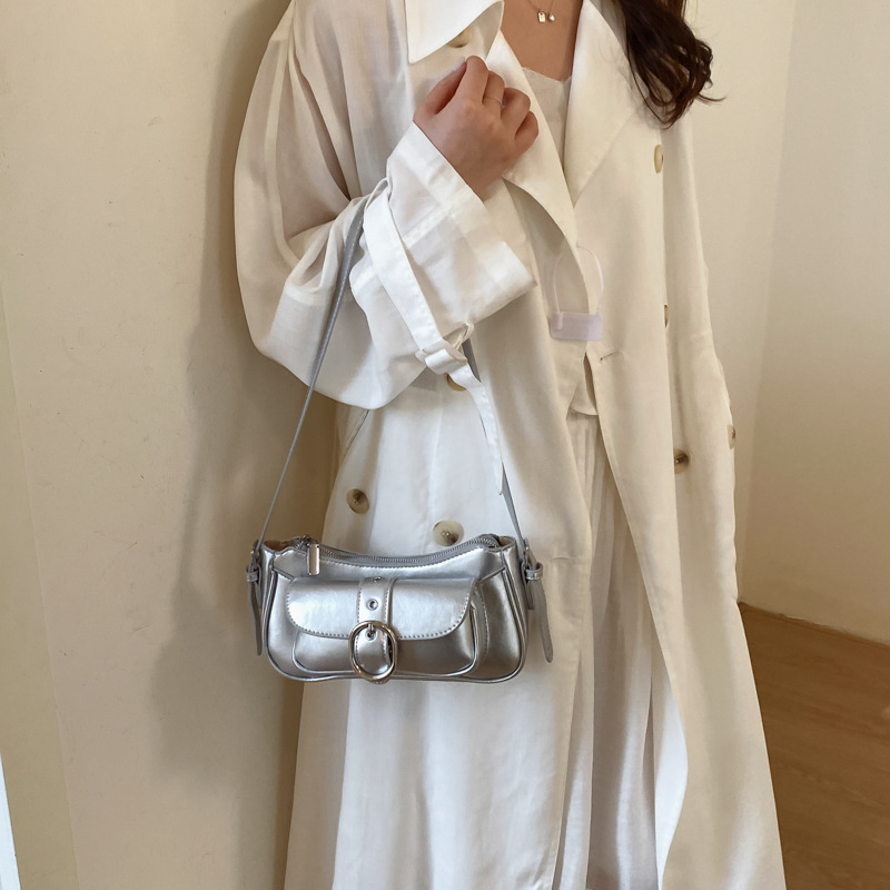 Bolso de brazo retro coreano para mujeres verano 2026 nuevo nicho diario bolso de hombro de moda mochila de viaje