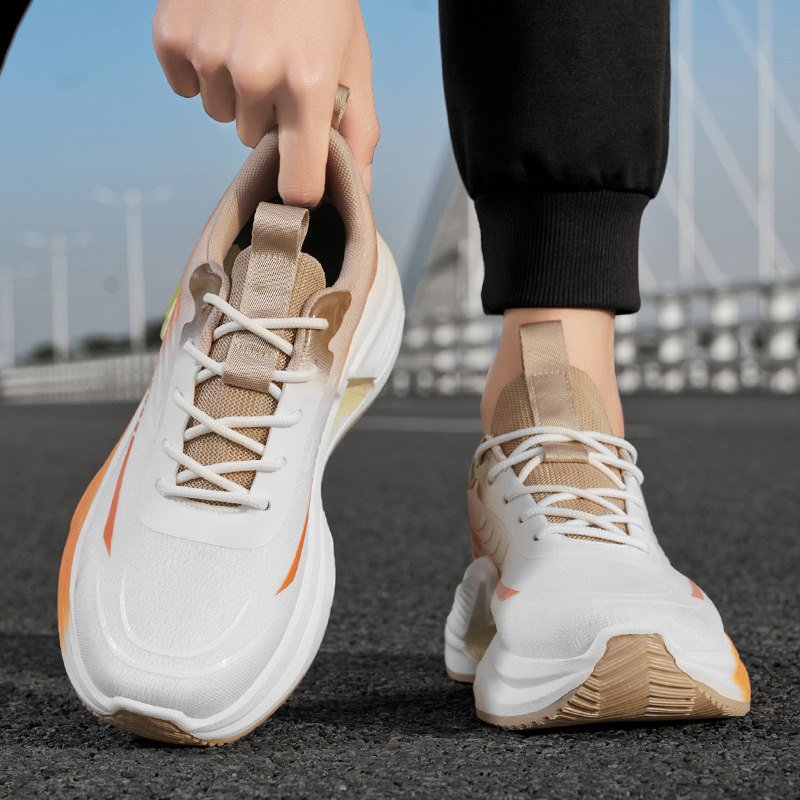 2025 primavera nuevos zapatos de hombre, suela gruesa, tendencia de los hombres, deportes de moda, zapatos de papá de moda casuales resistentes al desgaste