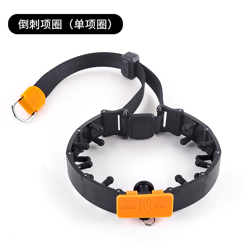 플라스틱 보호 헤드가 있는 스테인리스 스틸 스파이크(별도의 칼라에는 조임끈이 포함되지 않음)